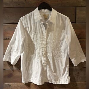 Vintage Embroidered Button Down Shirt